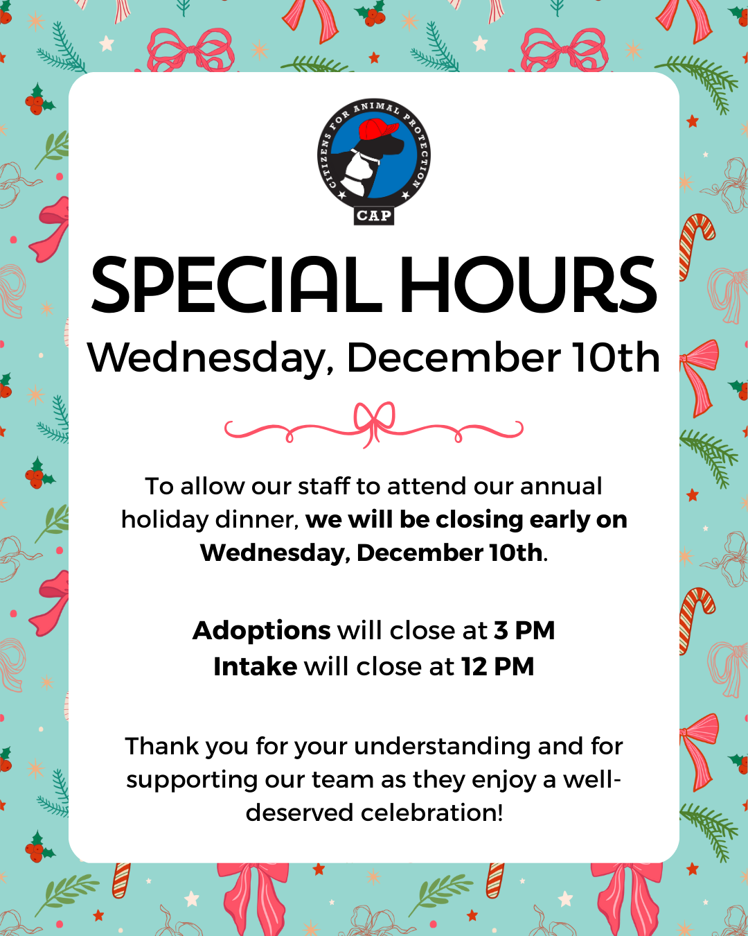 Temp Closed for trainingcleaning Instagram Post 2